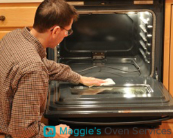 Oven Door Cleaning