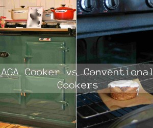 AGA and conventional oven