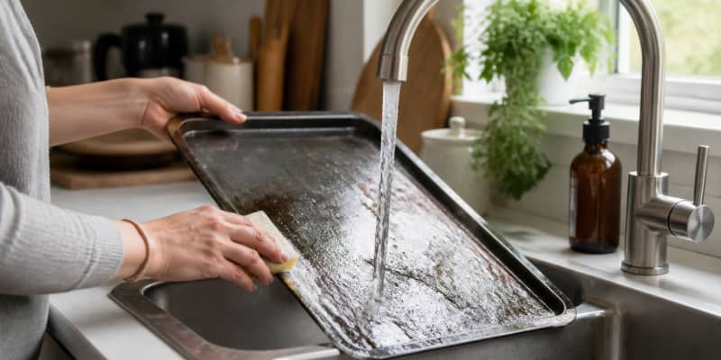 How to Clean Baking Trays and Sheet Pans - Maggie's Oven Services