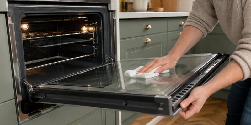 How to Clean Oven Glass (Inside, Outside, and Between the Layers)