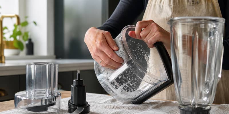 How to Clean a Food Processor and Blender