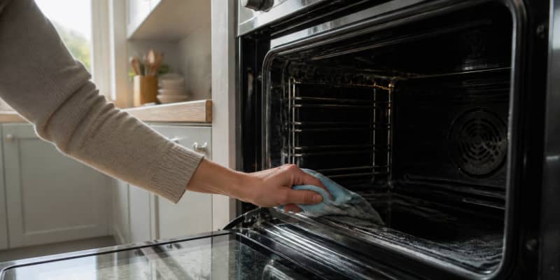 Cleaning Your Oven with Vinegar and Baking Soda