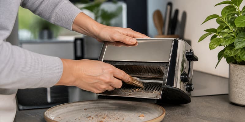 How to Clean a Toaster Safely (Crumbs, Grease, Element)