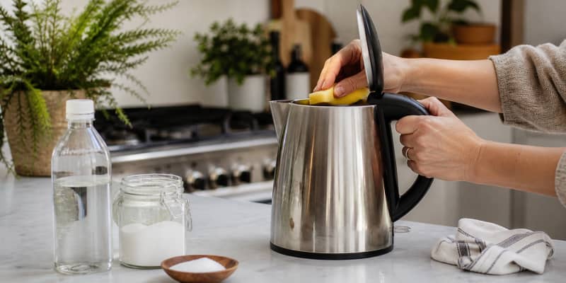 How to Descale a Kettle: Vinegar, Citric Acid & Store-Bought