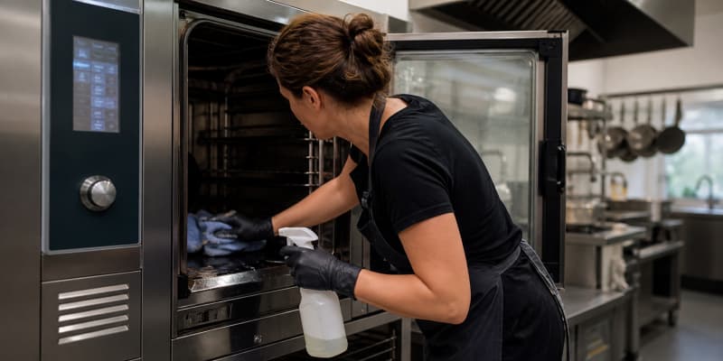 How to Clean a Commercial Combi Oven and Convection Oven