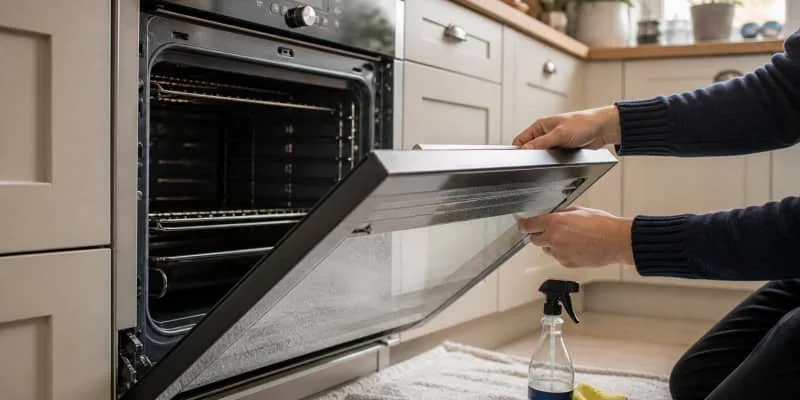 How to Clean a Hotpoint Oven and Remove the Door